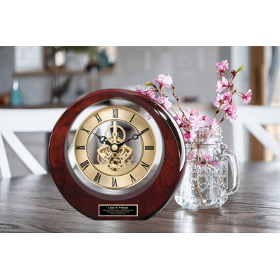 Horloge de bureau personnalisée personnalisée