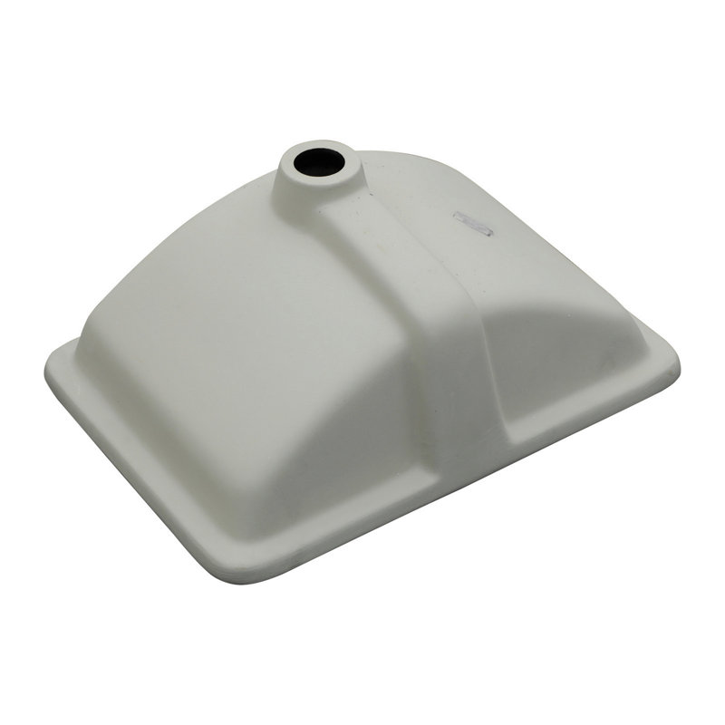 Rectangular Shape Sink, Ceramic Undermount Bathroom Sink With Overflow