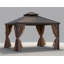 12 pi. L 12 pi. D Pavillon de jardin en aluminium