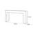 American-style simple console table-1100839365