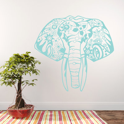 Décalcomanie murale éléphant yoga Litton