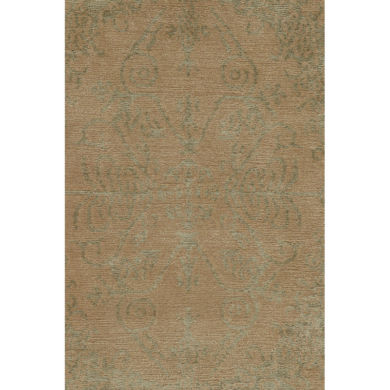 Handmade Silk and Wool Area Rug