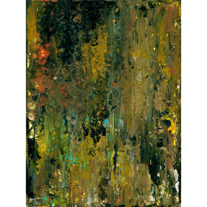Abstract Composition 949 Print by Angel Estevez, 32" H x 24" W, Wrapped Canvas
