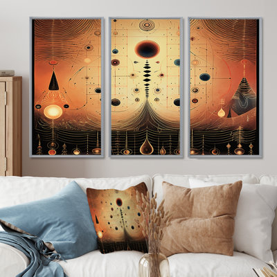 Costan - Ensemble d'art mural paysage abstrait