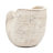 8.5X5.5X6.3 Inches Sand Cement Shell Planter With Textured Beige Surface, Great For Displays Finish And Planter, Complements Modern Home Decor