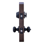 Colonial Knobs With Deadbolt Reversible Entry Set