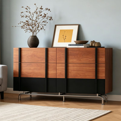 Simple and Retro Drawer-style Storage Sideboard