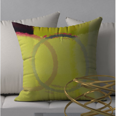 Abstract Throw Pillow