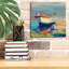 «Bottle Green Boat» par Beth Forst, estampe numérique sur toile