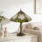 Tiffany-Style Geometric Table Lamp,Stain Glass Desk Lmap