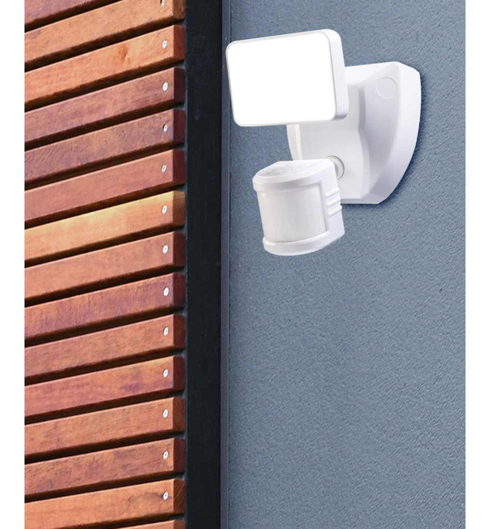 Smart 1 - Head LED Hardwired Outdoor Security Flood Light with Motion Sensor Heath Zenith