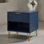 Table de chevet bleu nuit-613275297