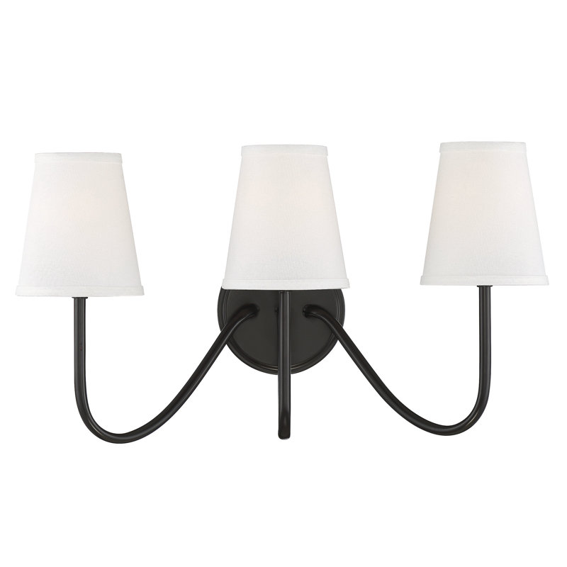 Mariposa 3 - Light Dimmable Armed Sconce in Oil Rubbed Bronze, Oil Rubbed Bronze