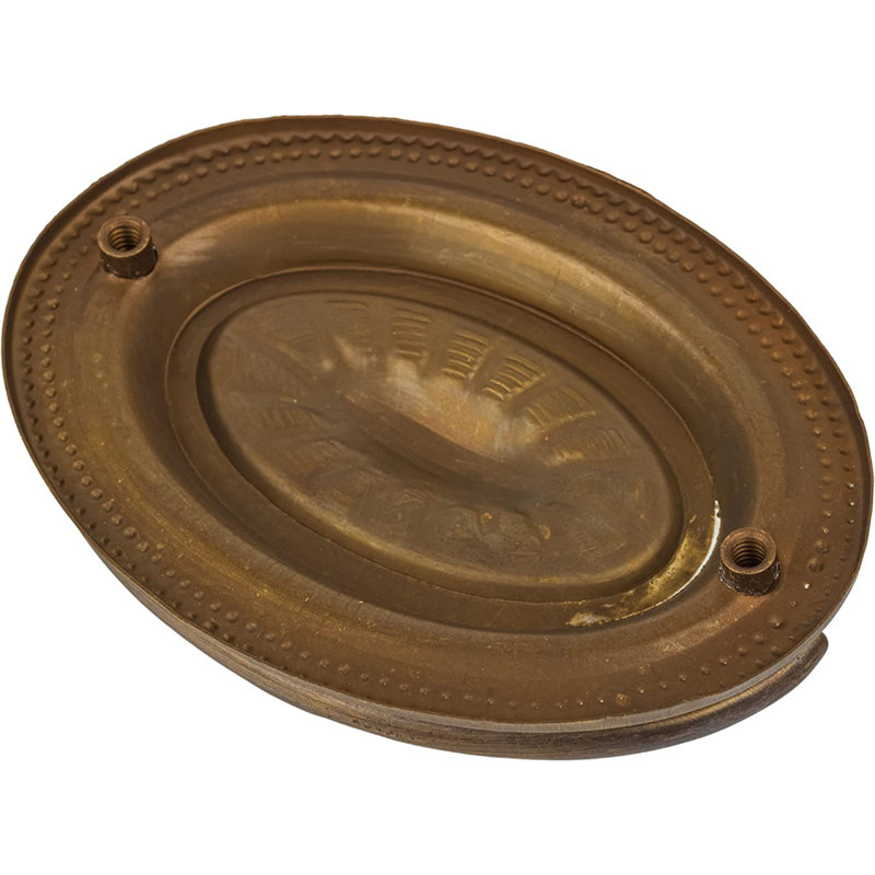 Hepplewhite Antique Brass Drawer Bail Pull ( Centers: 3" )
