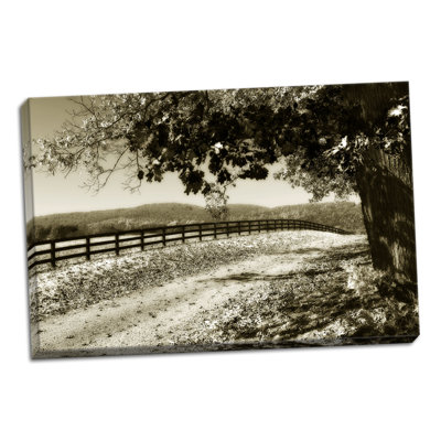« the road home ii », reproduction de photo sur toile tendue
