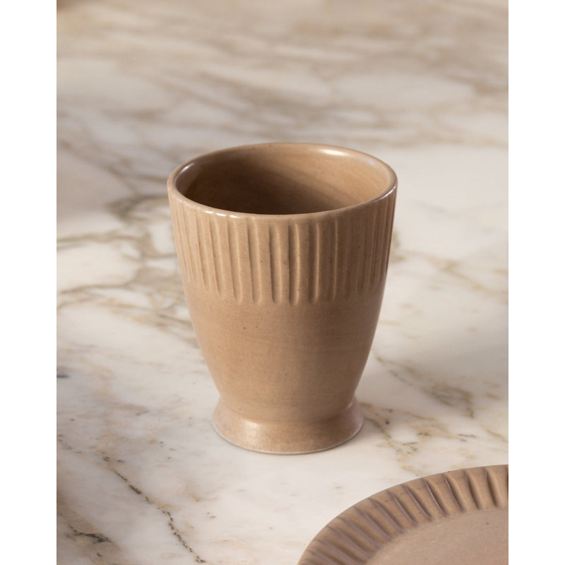 Earth Lines Tumbler, Brown
