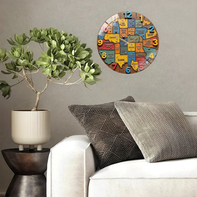Horloge murale 12 po