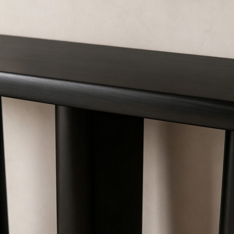 Console simple de style Wabi-sabi, 31.5" H x 55.1" W x 15.7" D