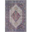 Tapis lavable mauve à motif tissé traditionnel-1547684384