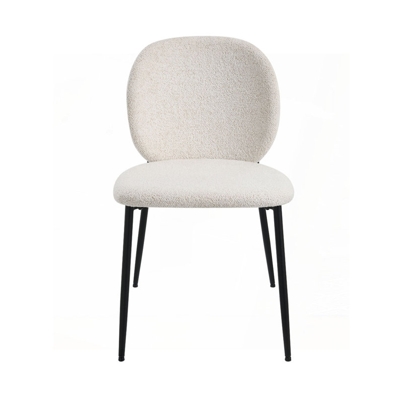 Boucle Upholstered Dining Chair