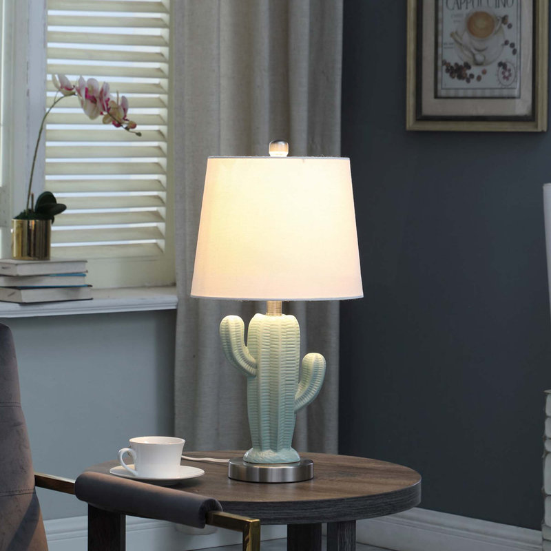 Lampe de table 22 po In Southwest Teal