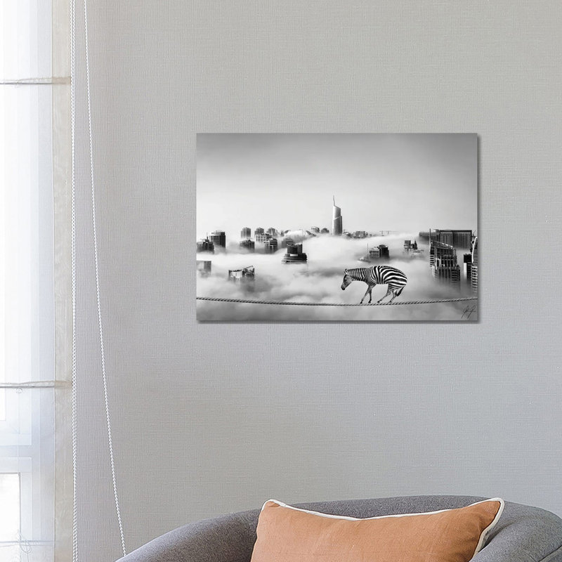 Life Is A Balance by Kathrin Federer - Wrapped Canvas Print