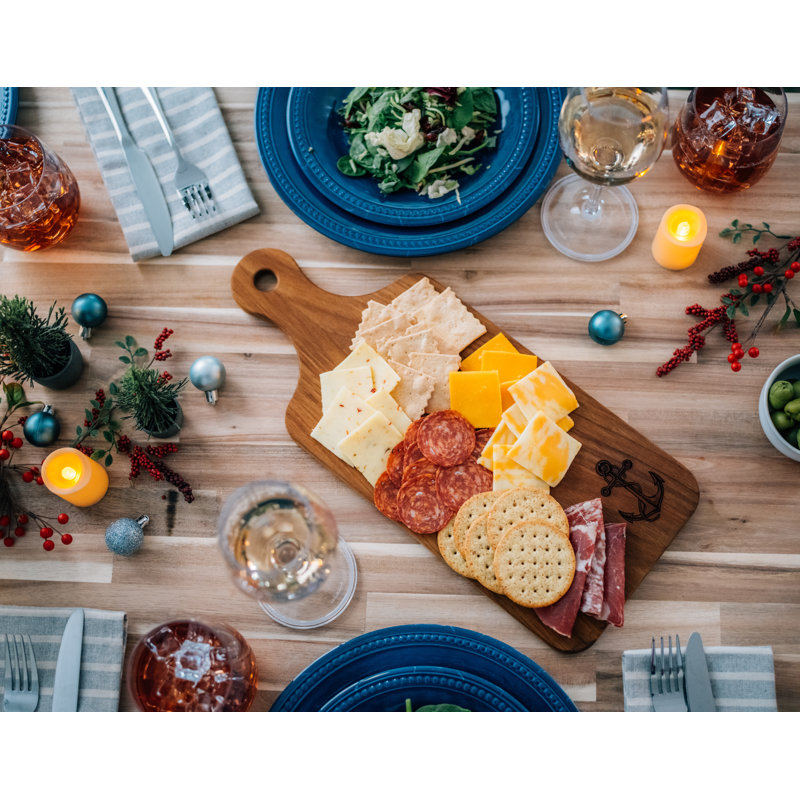 Premium Grade Teak Gourmet Serving Board, 16.5" L x 7" W