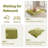 Tri-fold Corduroy 6''Mattress,Portable Folding Floor Mattress-1223066305-1222871348