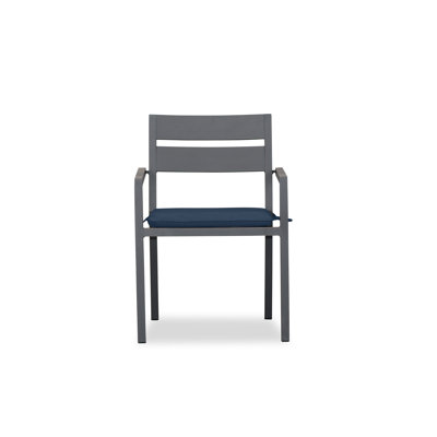 Vivant Aluminum Outdoor Dining Armchair with Cushion -  Joss & Main, 219E3C4BBBD043FF8452110A3634342C