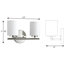 Éclairage de meuble-lavabo à intensité variable Steelville-550360946