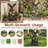  37" H Outdoor Water Fountain, 4-tier Cascading Waterfall Fountain With Led & Adjustable Pump, Garden Water Feature With Bald Eagle Statue, Natural Rock Finish For Patio, Backyard & Indoor