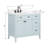 Layla 36 in. Single Sink Bathroom Vanity in Ice Blue with Top-117807490-117807491
