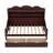 Twin Daybed With Storage Drawers, Wooden Twin Day Bed With Storage Headboard Shelving, Retro Style Daybed For Bedroom,Living Room,Guest Room,No Box Spring Needed, Easy Assembly,Espresso-672555178