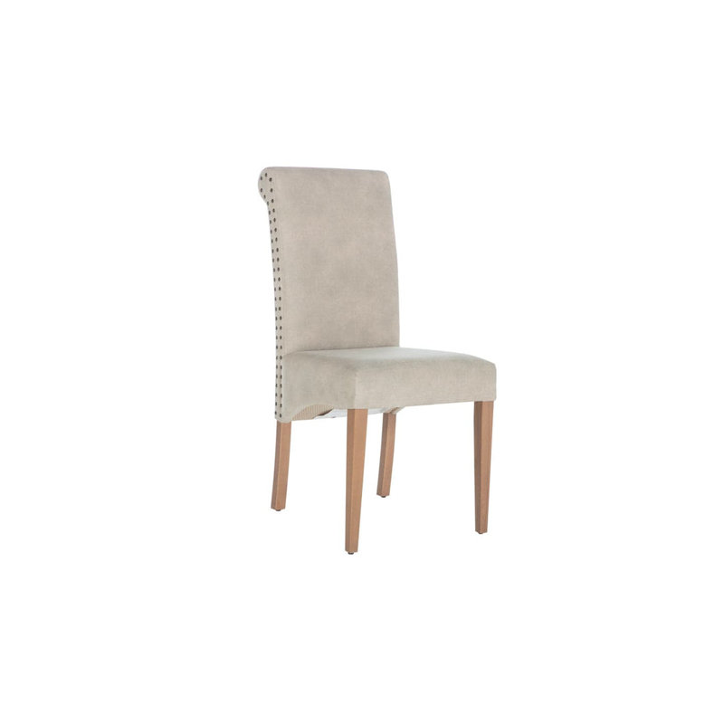 Chaise parsons rembourrée en velours Deatrick