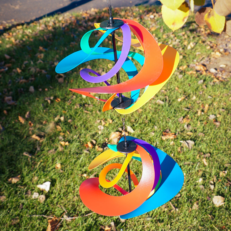 Poly Double Vortex Spinner, Rainbow