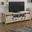 Lainey 2-piece Round Nesting Coffee Table Distressed Pine-369948254