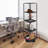 4-Tier Rotating Bookshelf Rectangular Floor Standing 360°Rotating Bookshelf for Bedroom Living Room-1752452176