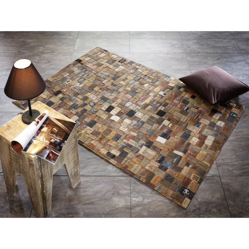 Margrett Abstract Hand Woven Area Rug, Rectangle 140 x 200cm