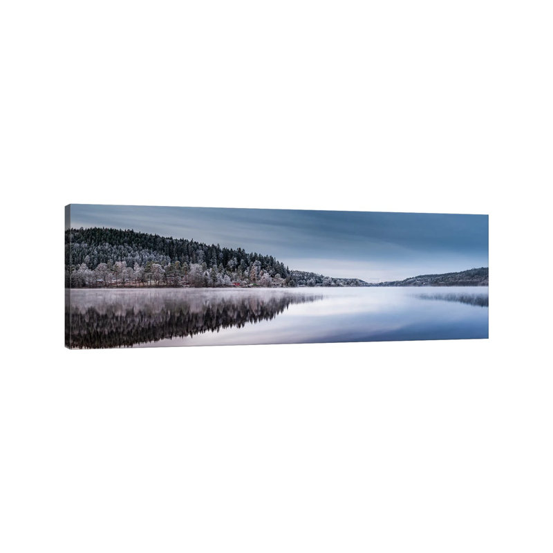 Lake Gra En Panorama by Benny Pettersson - Wrapped Canvas Panoramic Print, 30.48 cm H x 91.44 cm W x 3.175 cm D