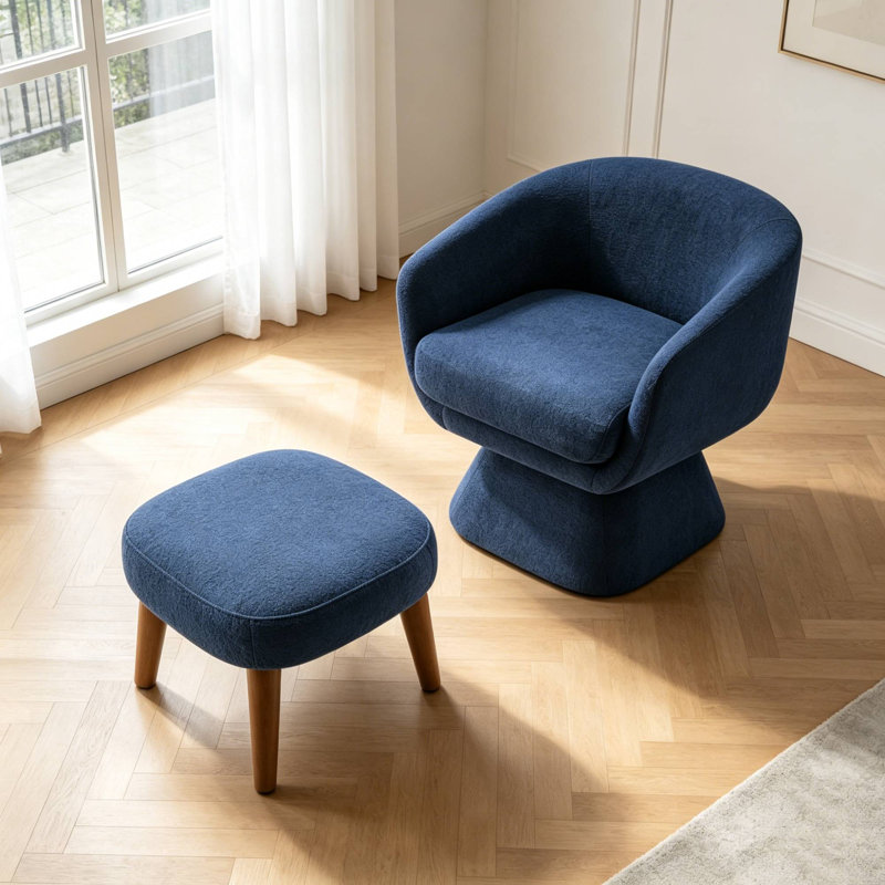 Fauteuil Lazy, Bleu