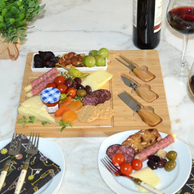 Ensemble de plateaux à fromage 5 pièces Coosada