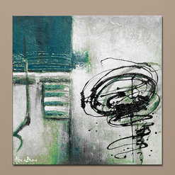 " INKD XIX " by Ready2HangArt™ 2 - Pieces, 40" H x 40" W x 1.5" D