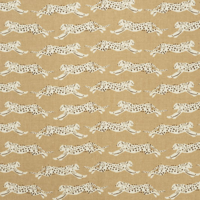 Leaping Leopards Fabric
