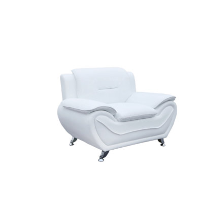 Sanuel Faux Leather Club Chair