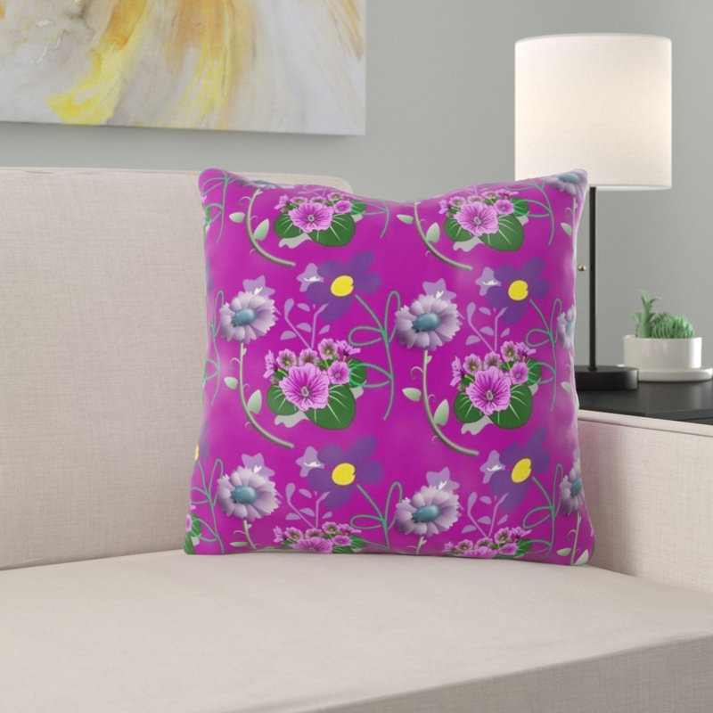 Coussin décoratif fleur, Intérieur
