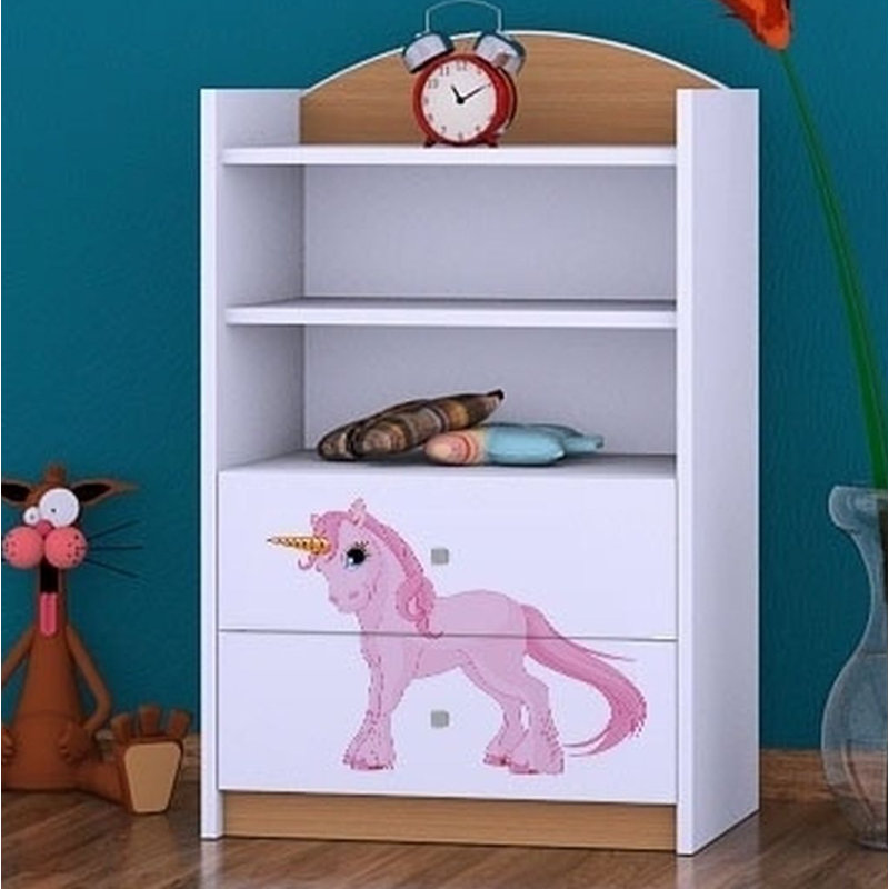 Katelyn 96cm H X 60cm W Animals Kids Cube, Natural