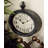 Aliette Metal Pocket Watch Style Cream Decorative Wall Clock Set