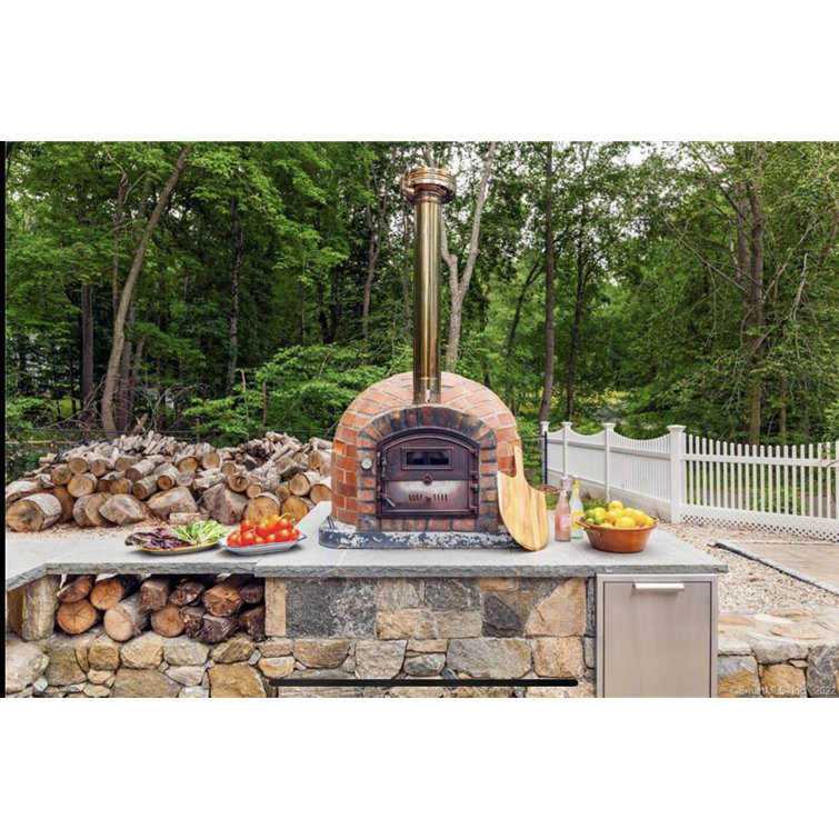 Authentic Pizza Ovens Lisboa Built-In Wood Burning Pizza Oven & Reviews