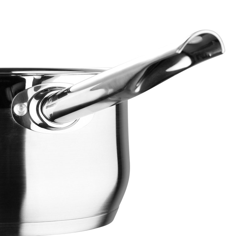 BERGNER 1.5 qt. Stainless Steel Nonstick Sauce Pot with Tempered