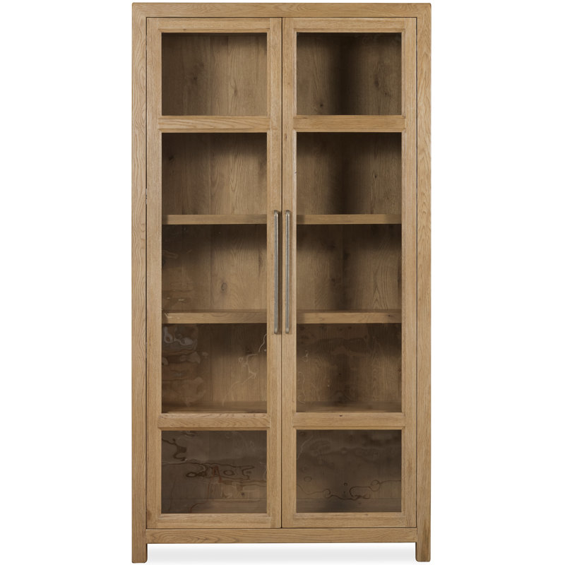 Driftwood Lighted Curio Cabinet, Natural